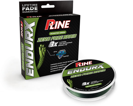 PLine EndurX Braid Monster Green 150 Yard 80lb Test