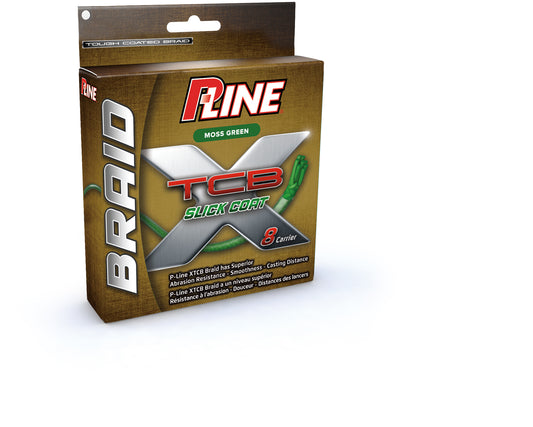P-Line TCB X-Braid Line Moss Green 150 Yards 30lb