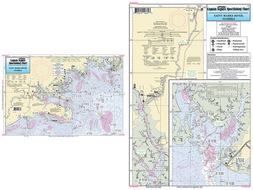 Florida Panhandle Sportfishing Nautical Chart Package- HUGE SAVINGS