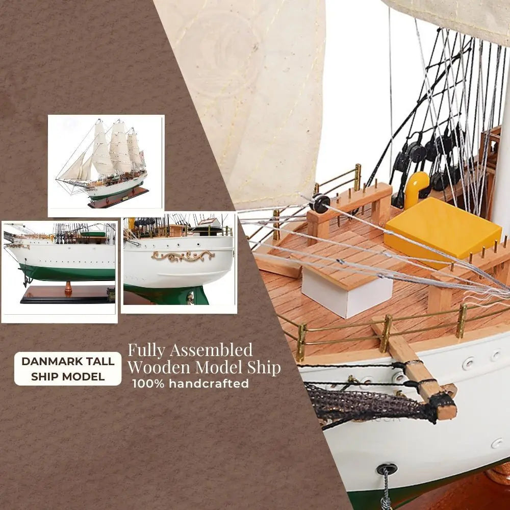 DANMARK Tall Ship Model