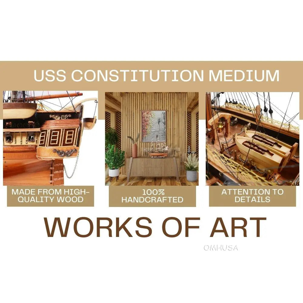 USS Constitution Model Tall Ship
