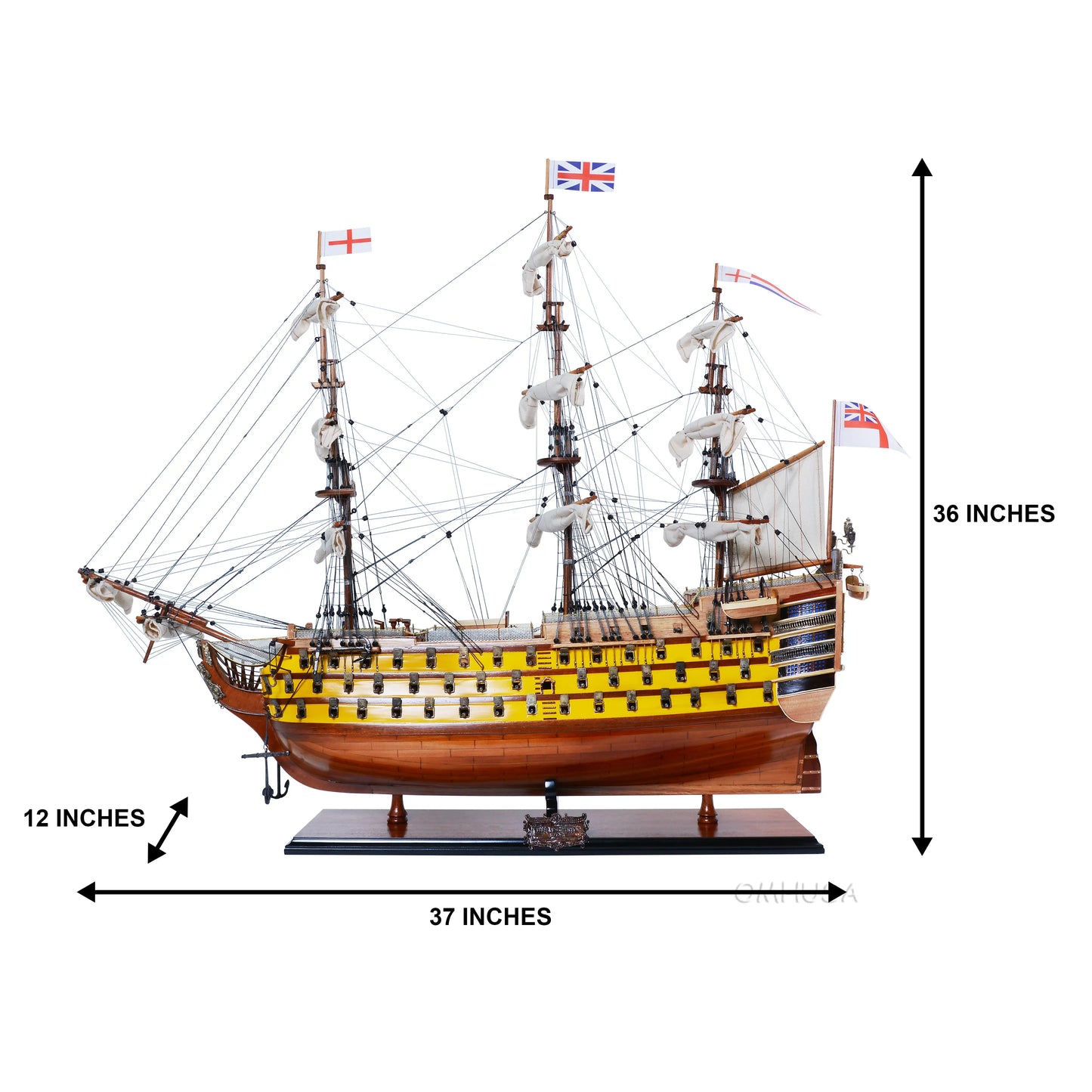HMS Victory Model Ship Painted