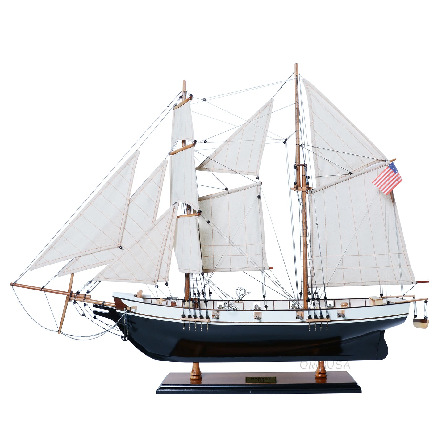 Harvey Painted Ship Model