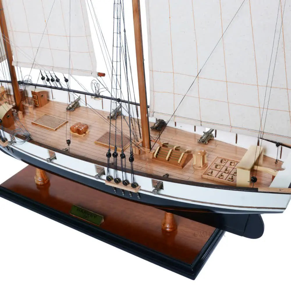 Harvey Painted Ship Model