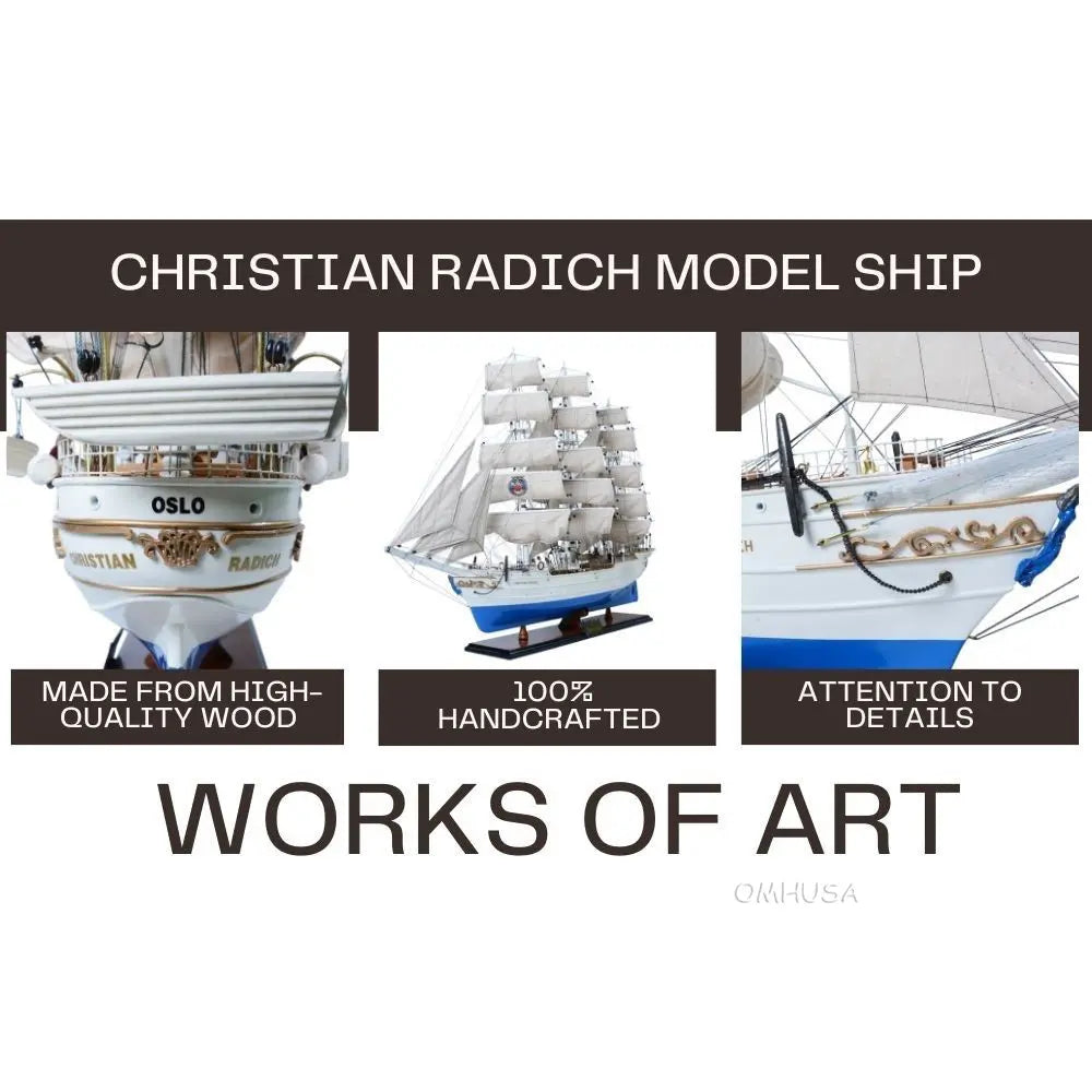 Christian Radich Model Ship