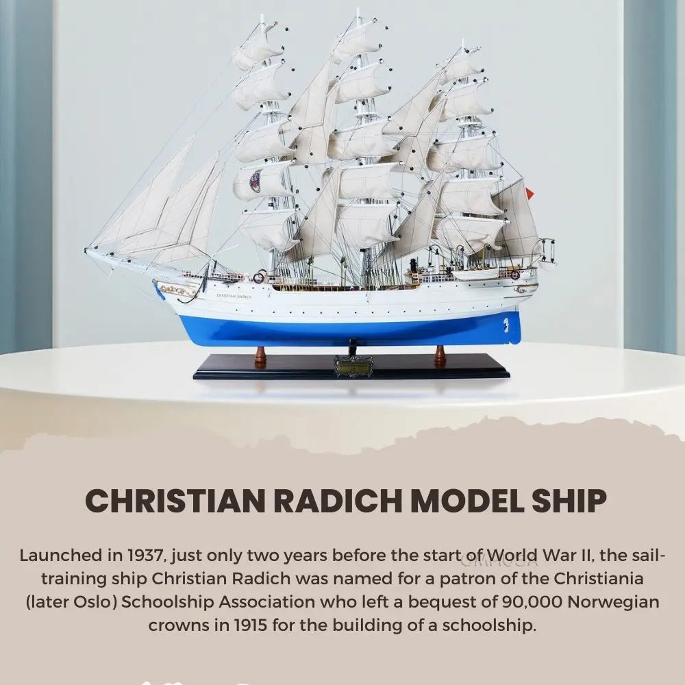 Christian Radich Model Ship