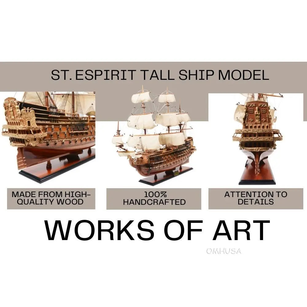 St. Espirit Tall Ship Model