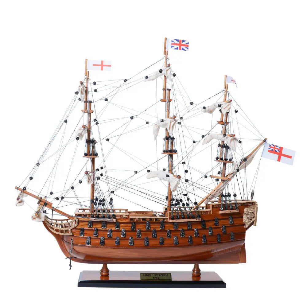 The Royal Navy's H.M.S. Victory Tall Ship Model