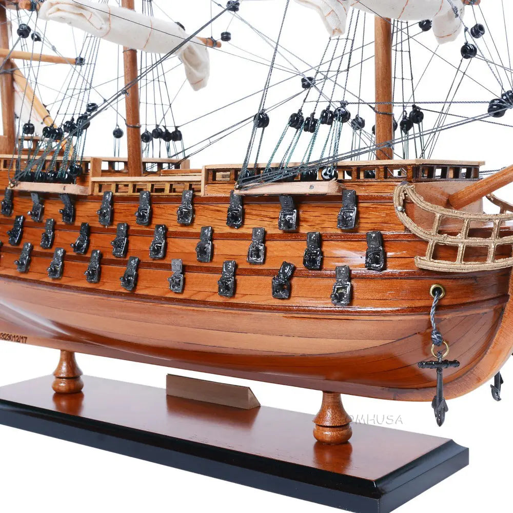 The Royal Navy's H.M.S. Victory Tall Ship Model