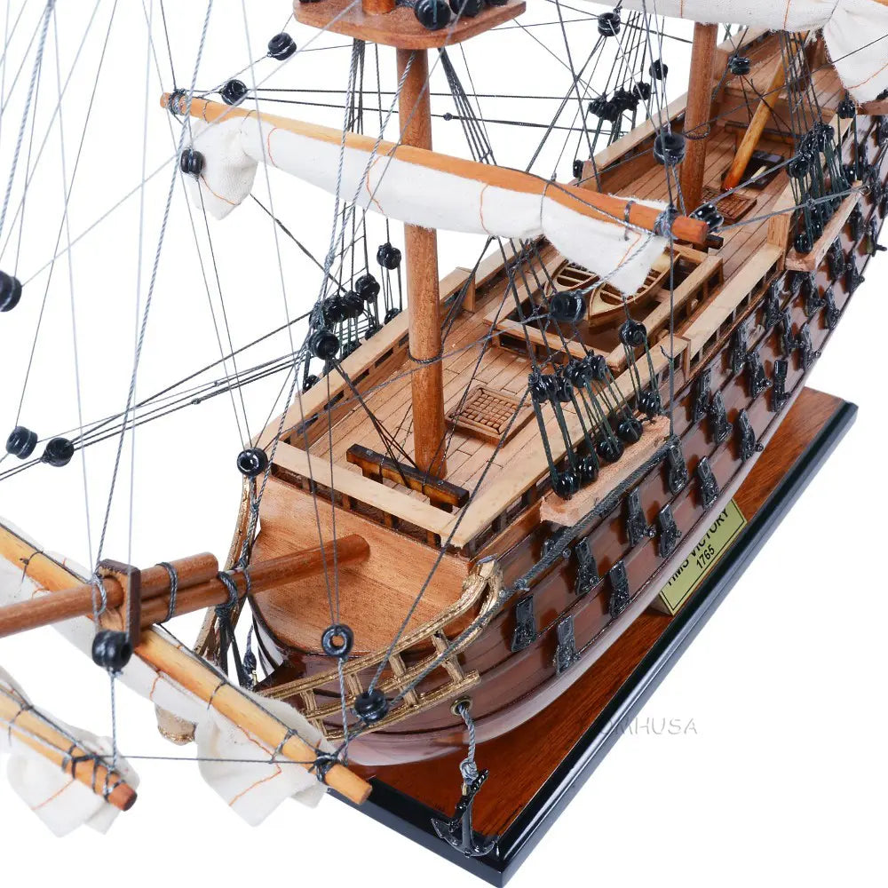 The Royal Navy's H.M.S. Victory Tall Ship Model
