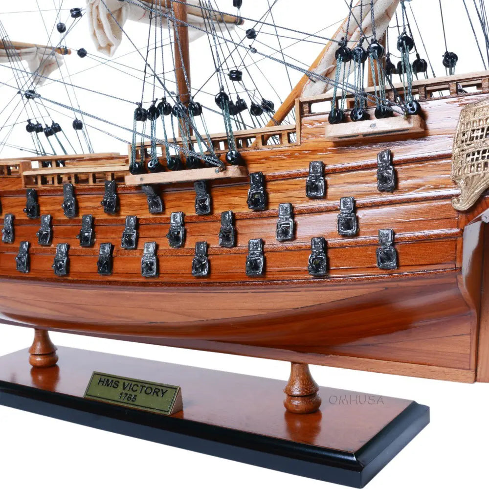 The Royal Navy's H.M.S. Victory Tall Ship Model