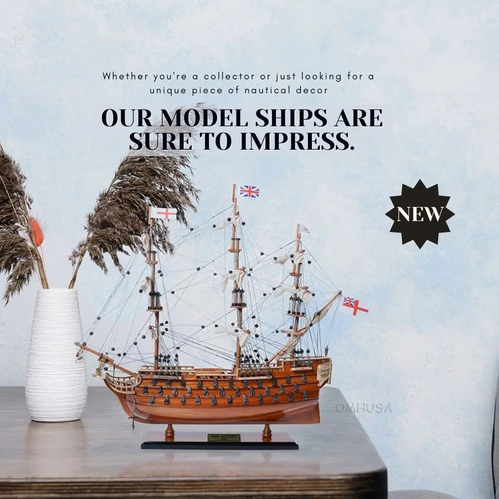 The Royal Navy's H.M.S. Victory Tall Ship Model