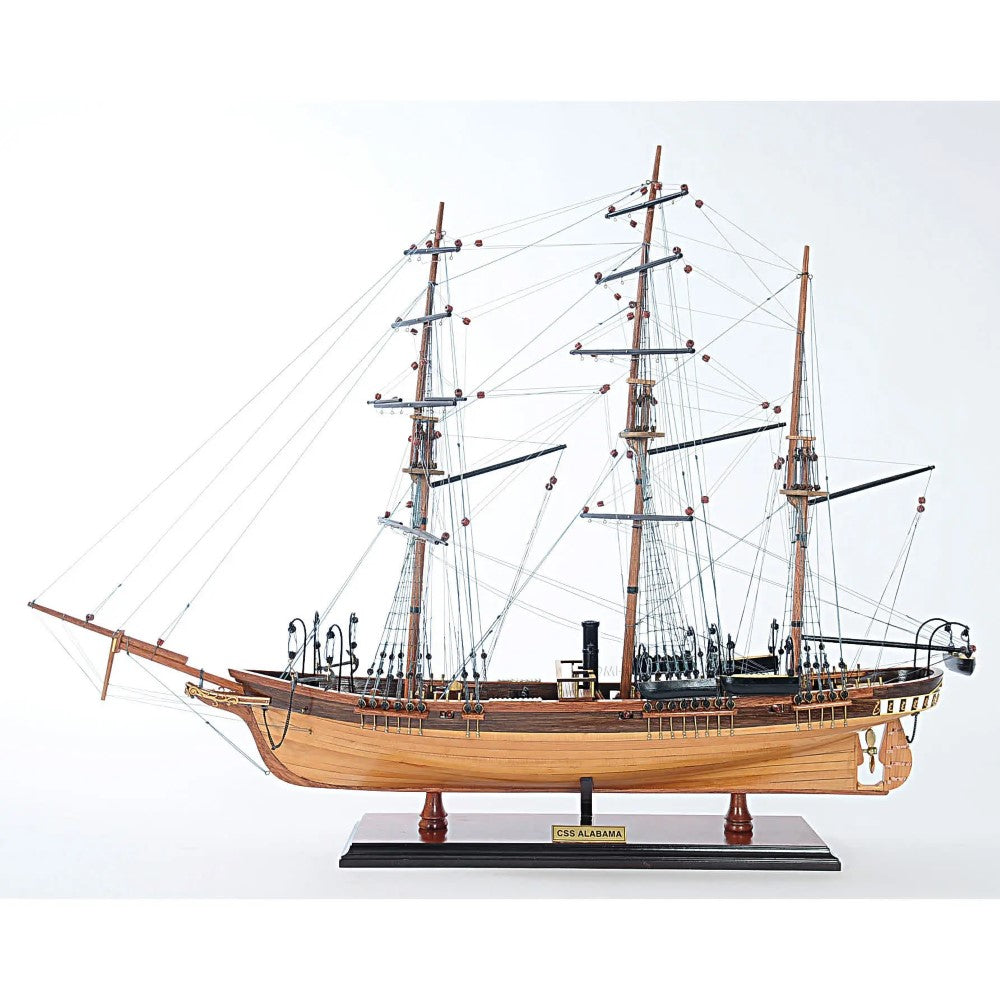 CSS Alabama Model Ship w/o Sails