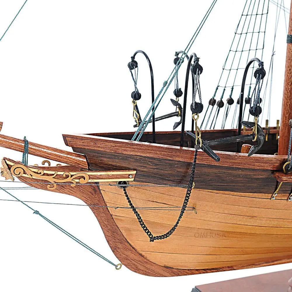 CSS Alabama Model Ship w/o Sails