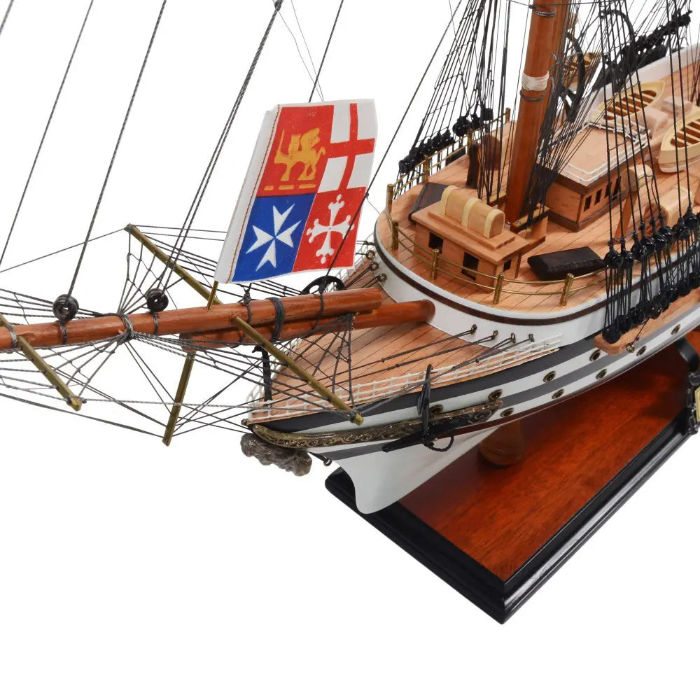 Amerigo Vespucci Painted Wood Model Ship