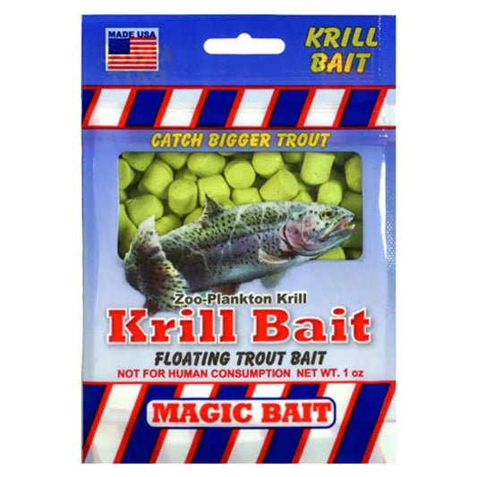 Floating Chartreuse Zoo Plankton Krill Trout Bait 2 Packs