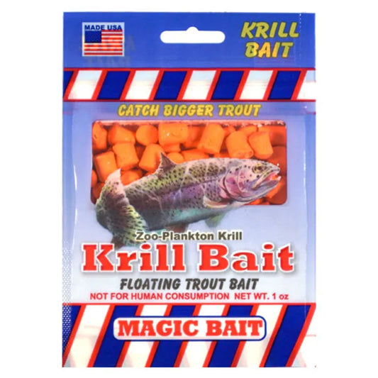 Floating Orange Zoo Plankton Krill Trout Bait 2 Packs