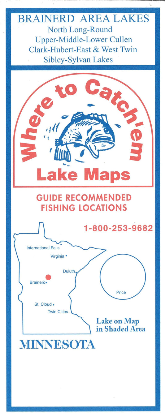 BRAINERD AREA FISHING MAP