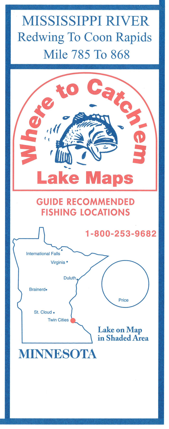 RED WING-COON RAPIDS Fishing Maps