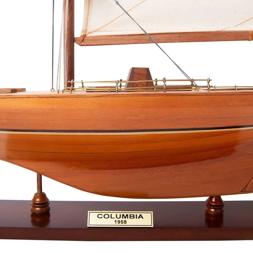 America's Cup Columbia Sailboat Model