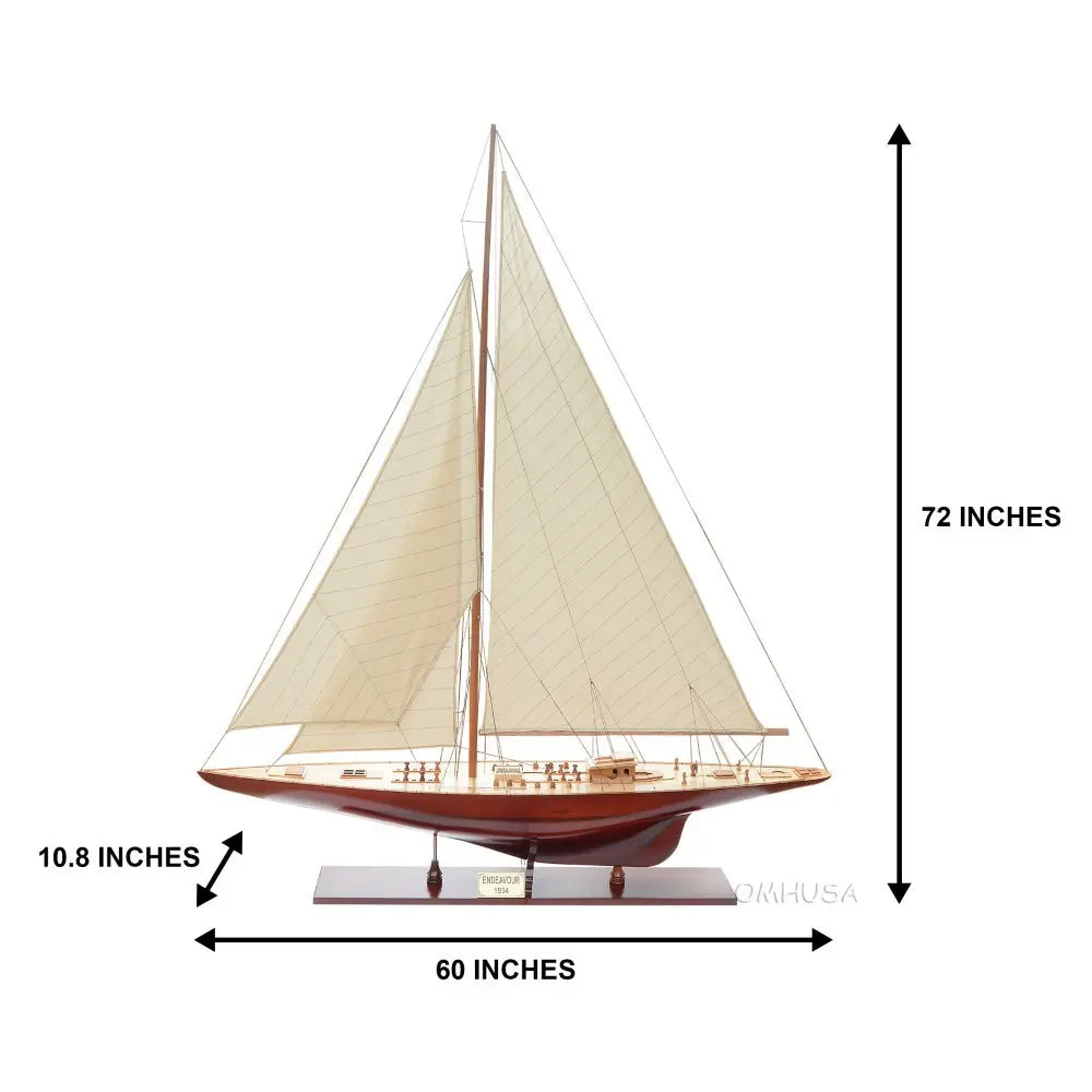 Endeavour XL Sailboat Model