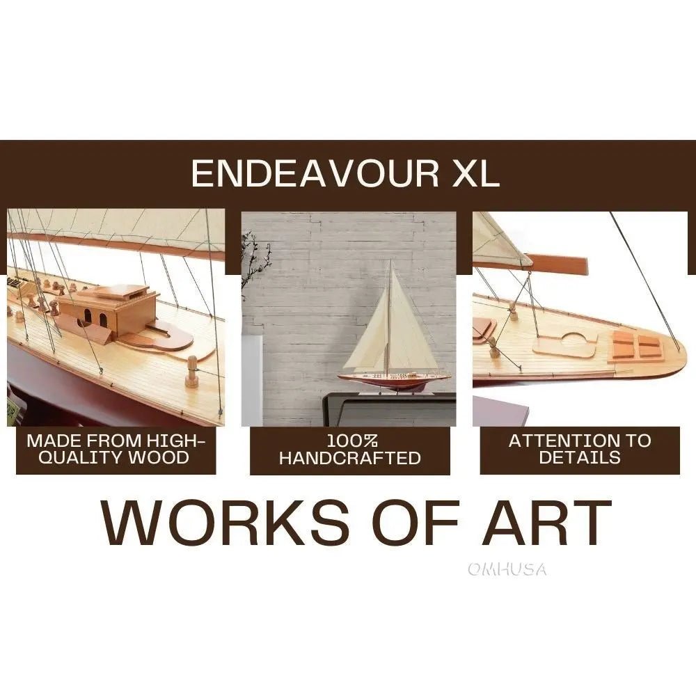 Endeavour XL Sailboat Model