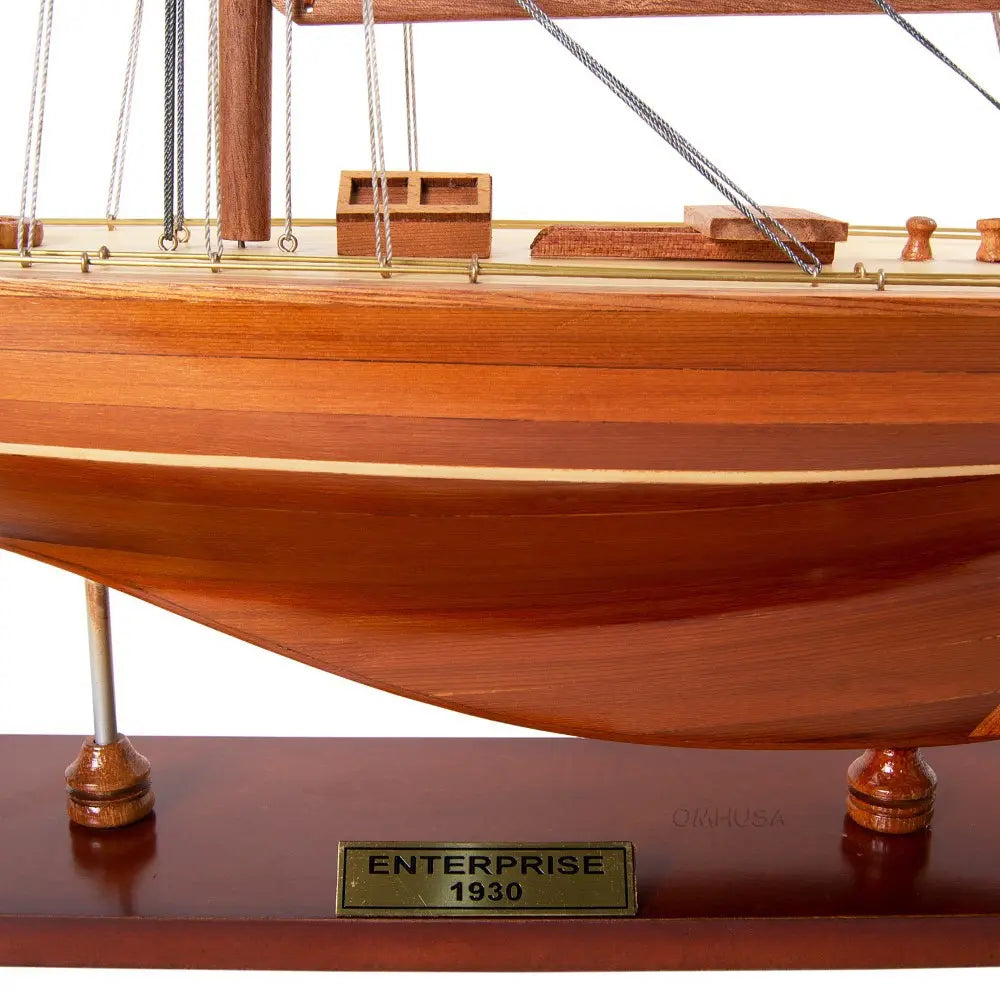 America's Cup Enterprise Sailboat Model