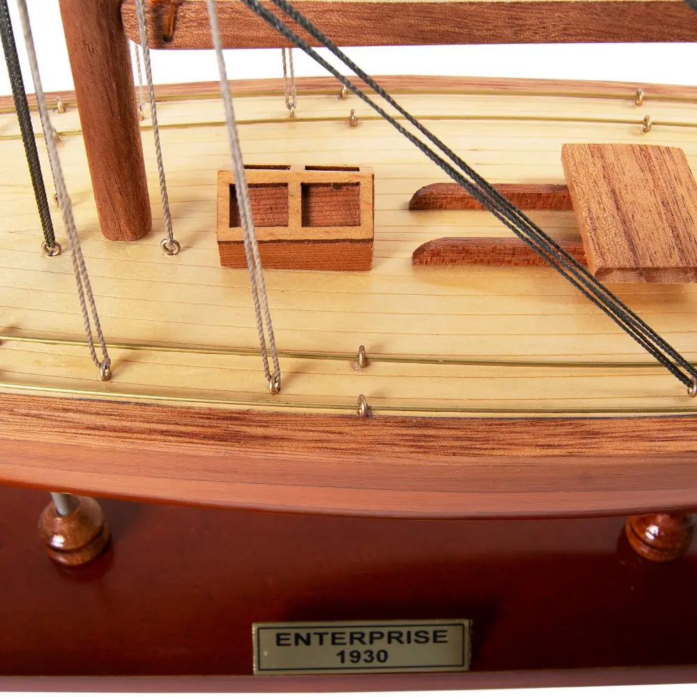 America's Cup Enterprise Sailboat Model