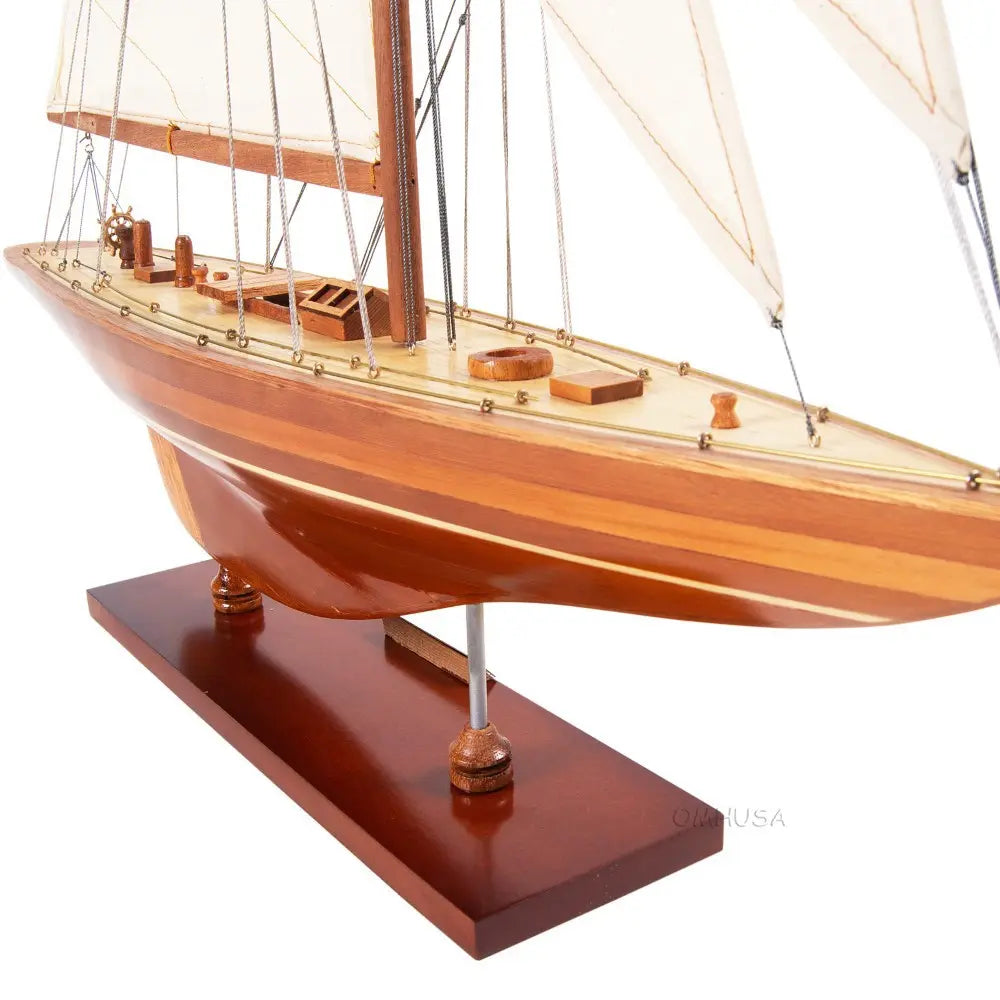America's Cup Enterprise Sailboat Model