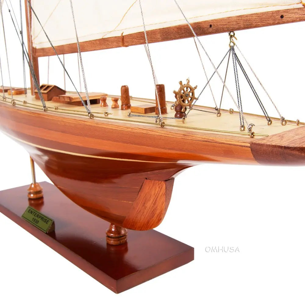 America's Cup Enterprise Sailboat Model