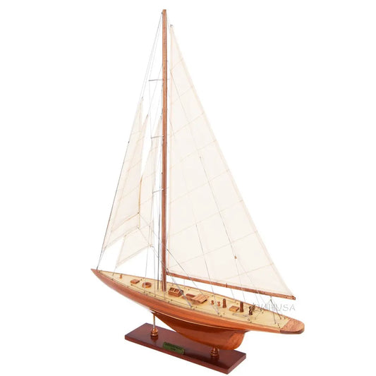 America's Cup Enterprise Sailboat Model