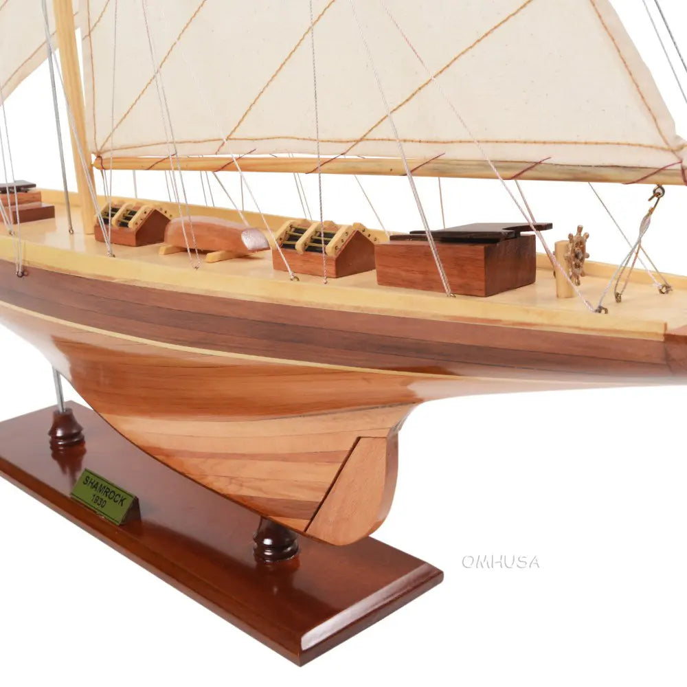 Shamrock Sailboat Model