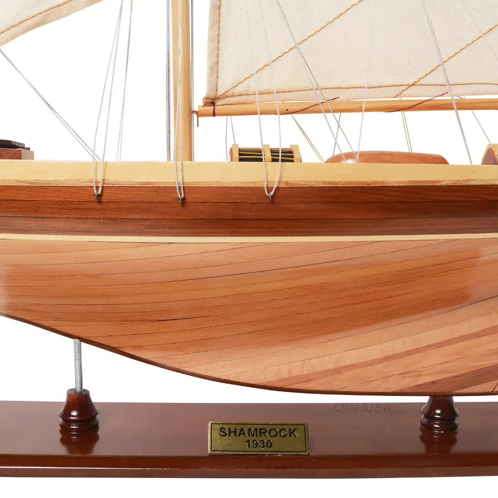 Shamrock Sailboat Model