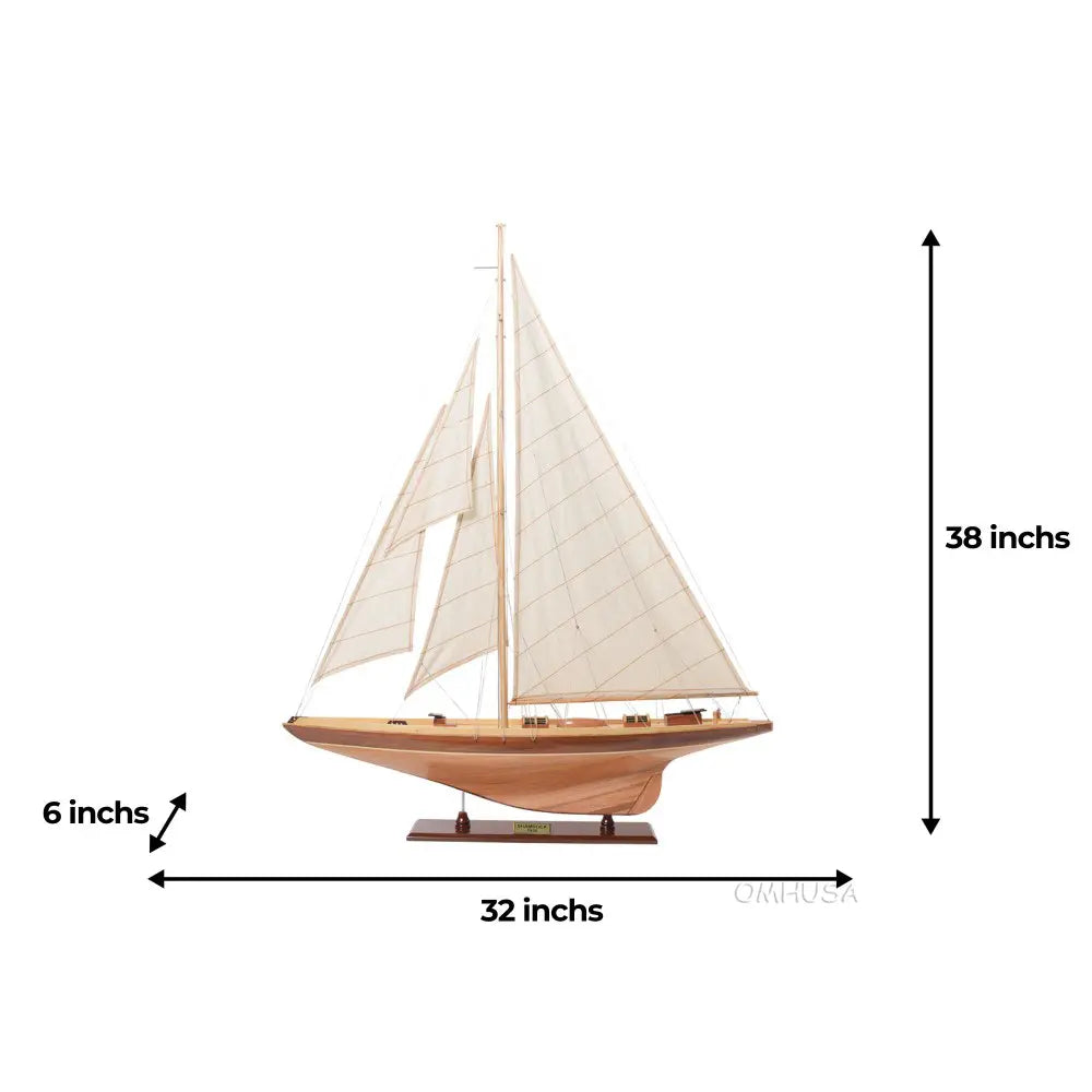Shamrock Sailboat Model