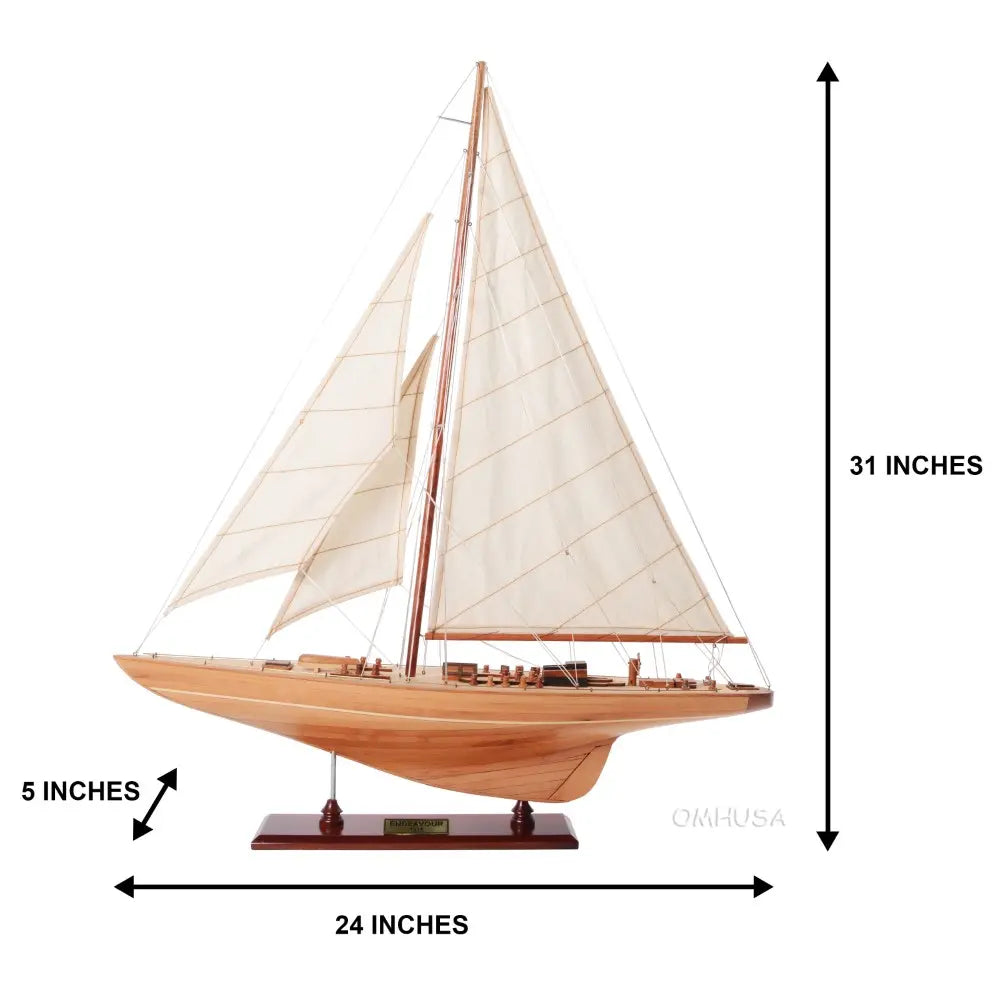 Endeavour Small Sailboat Model