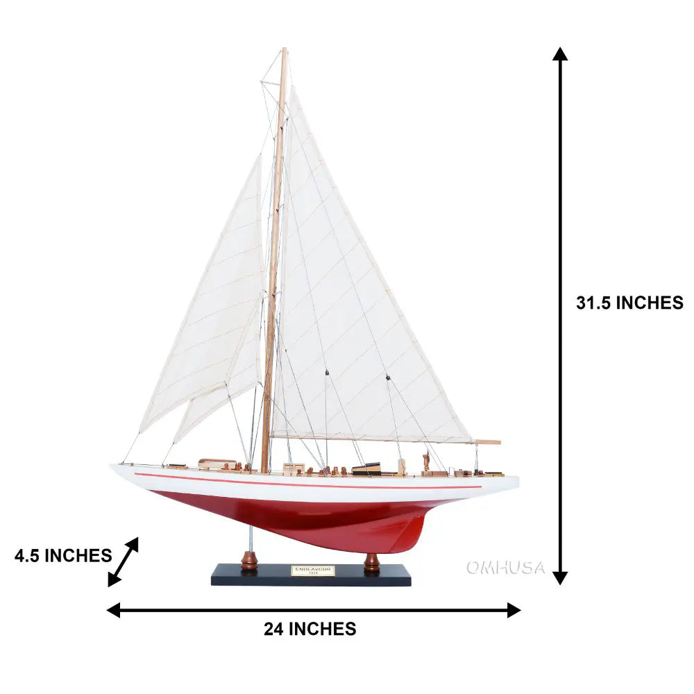Endeavour Model Sailing Yacht