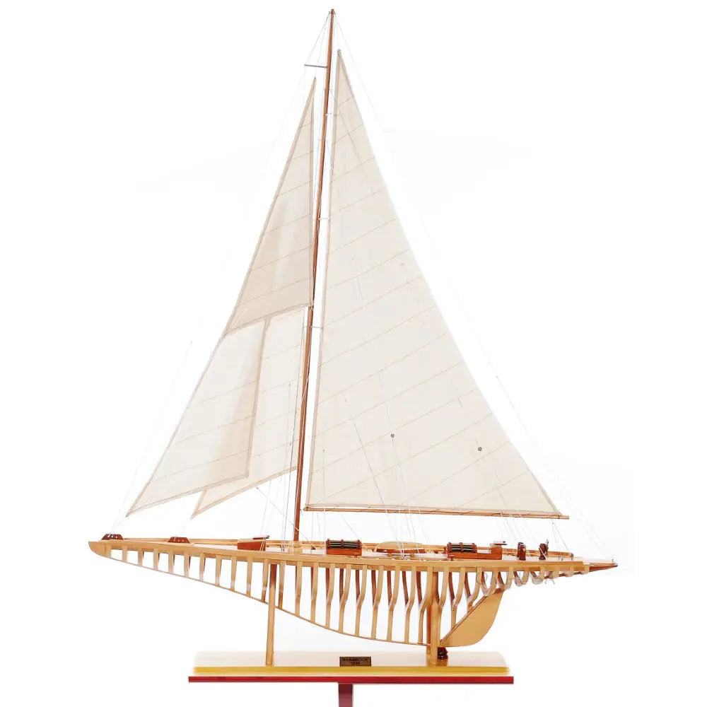 Shamrock Open Hull Model Sailboat