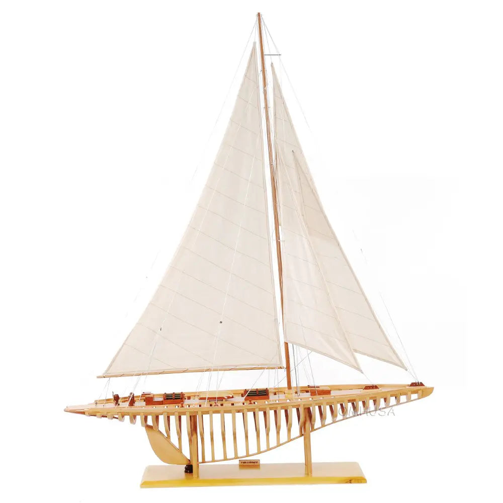 Shamrock Open Hull Model Sailboat