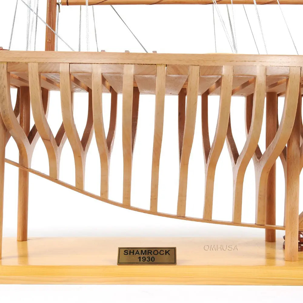 Shamrock Open Hull Model Sailboat