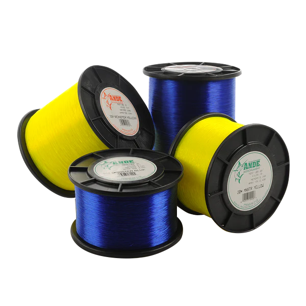 ANDE Monster Monofilament Blue/Yellow 1200-2400 Yards 20lb-125lb Test