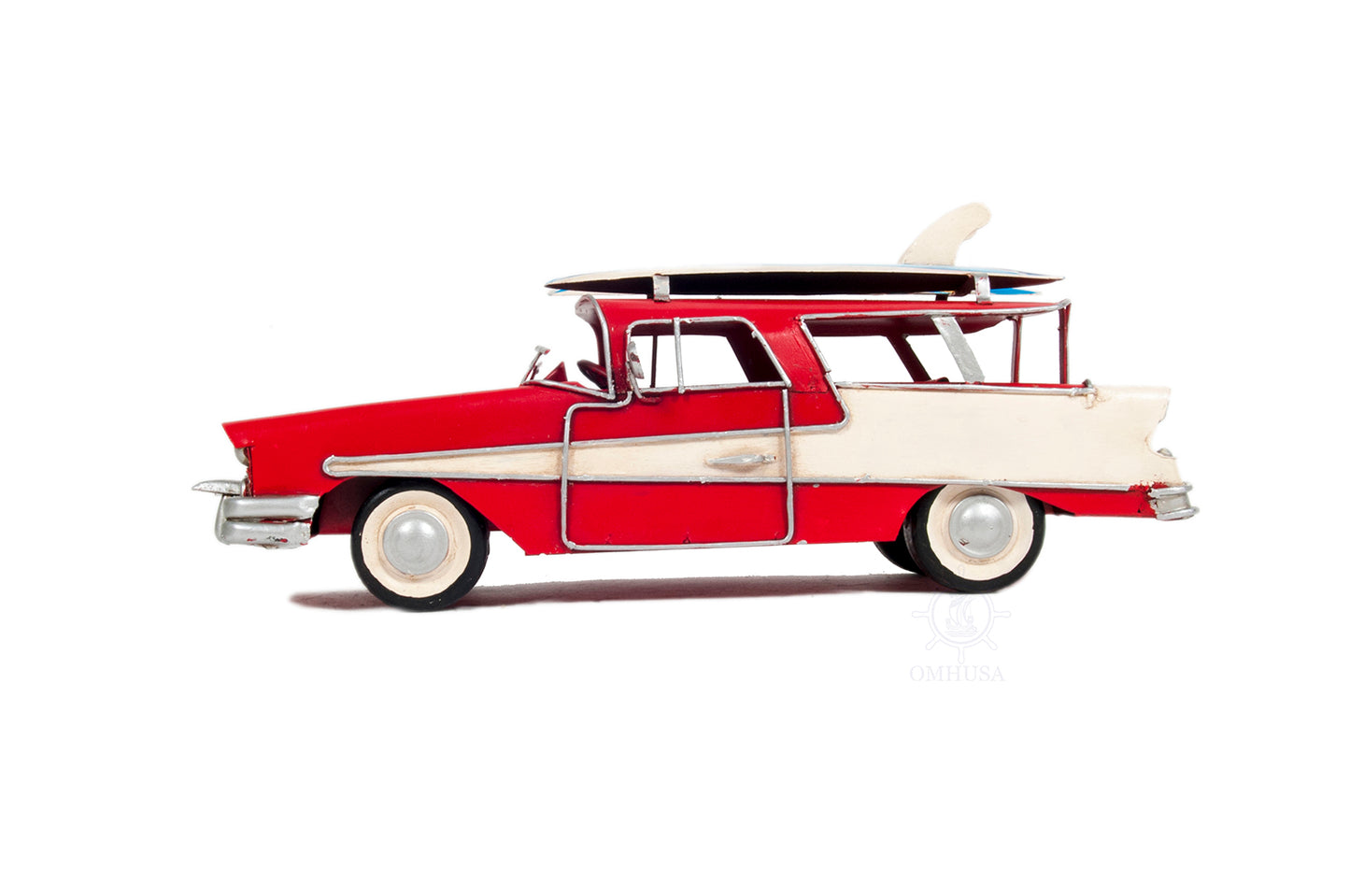 Model 1957 Ford Country Squire Station Wagon Red