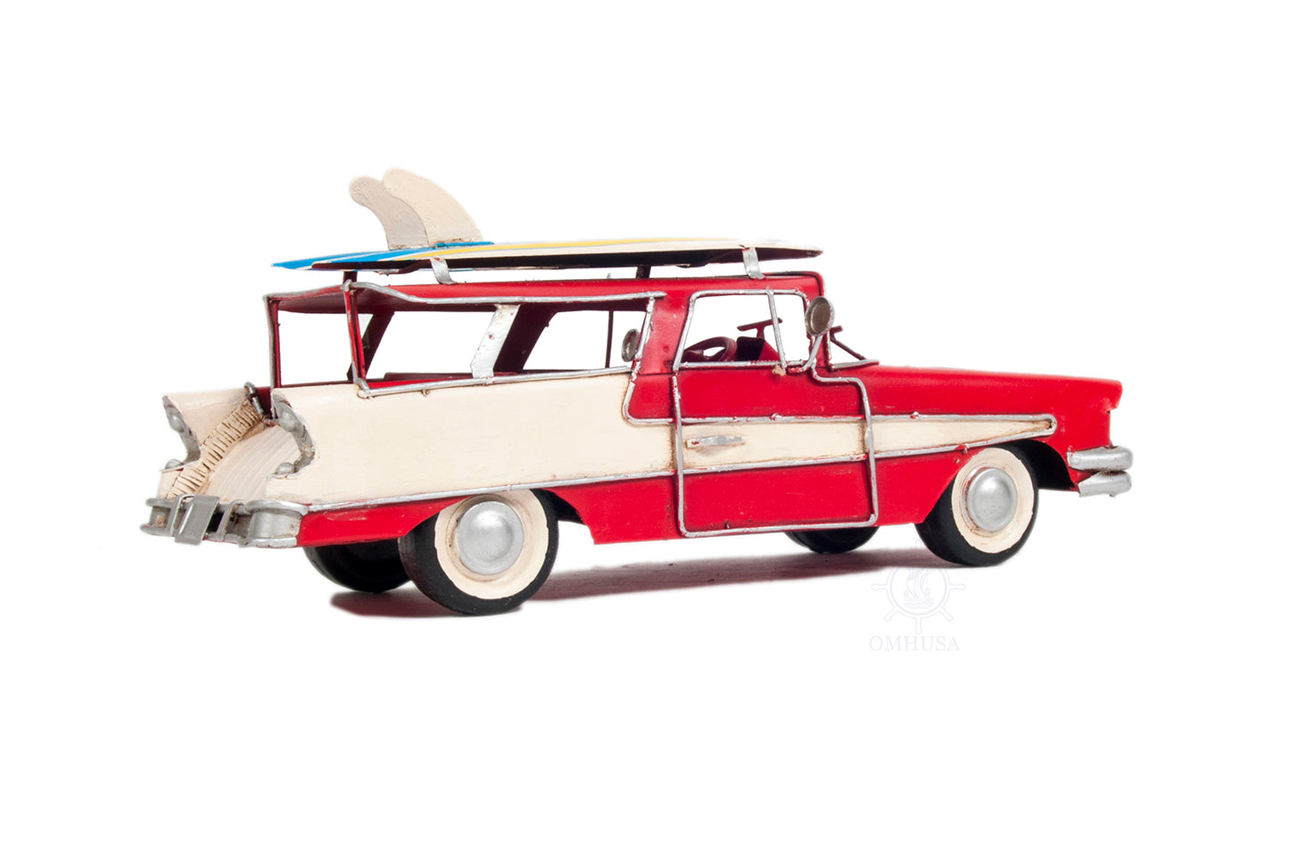 Model 1957 Ford Country Squire Station Wagon Red