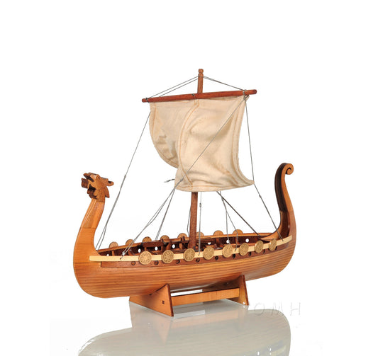 Drakkar Viking Wooden Model