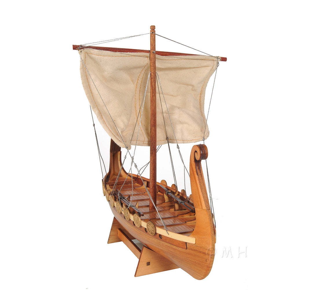 Drakkar Viking Wooden Model