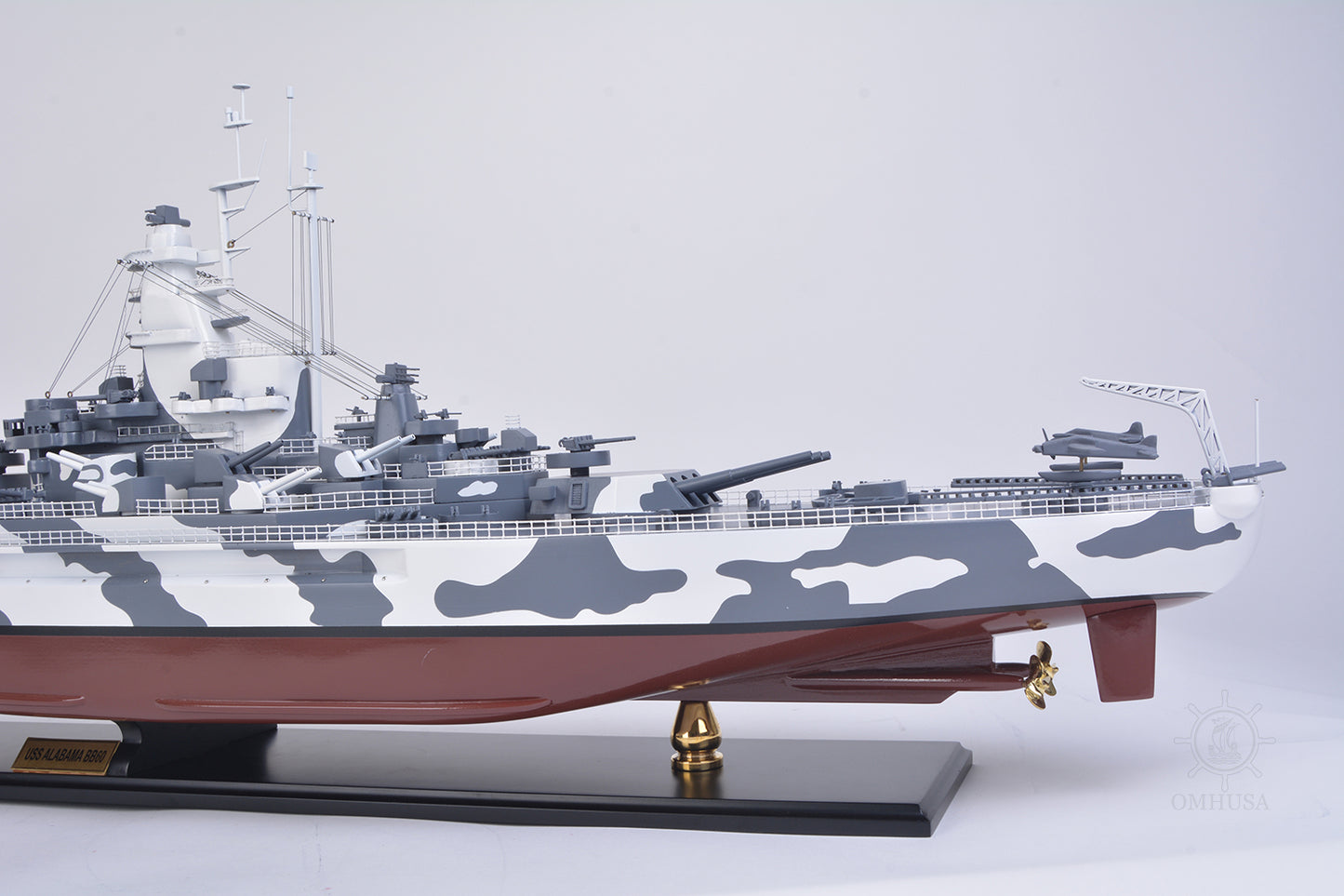 USS Alabama BB-60 Model Military Ship