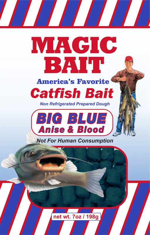 Magic Bait’s Big Blue Anise & Blood Catfish Bait 2 Packages