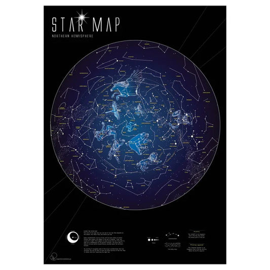 Glow in the Dark Star Chart