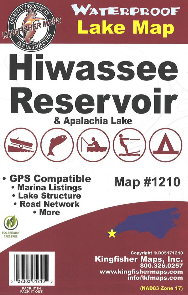 Hiwassee/Apalachia Fishing Map-1210