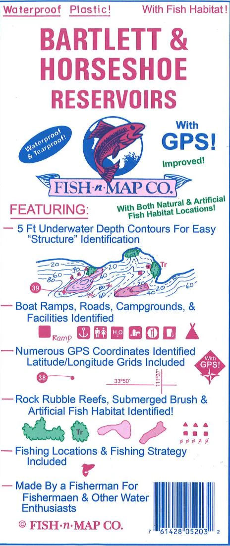 Bartlett/Horseshoe Fishing Maps