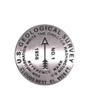 Clouds Rest, Yosemite National Park, California lapel pin